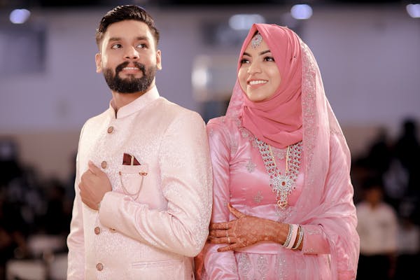 muslim couple indoor photoshoot